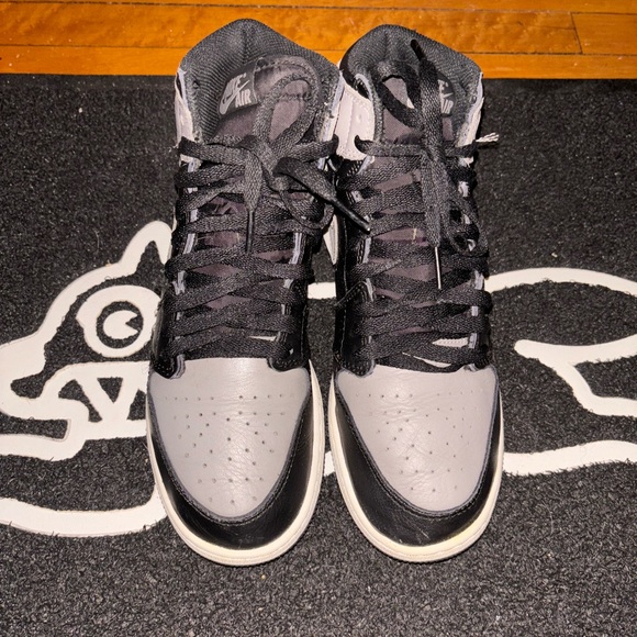 Jordan shadow one Black and Gray Sneakers size 7Y - Picture 2 of 8